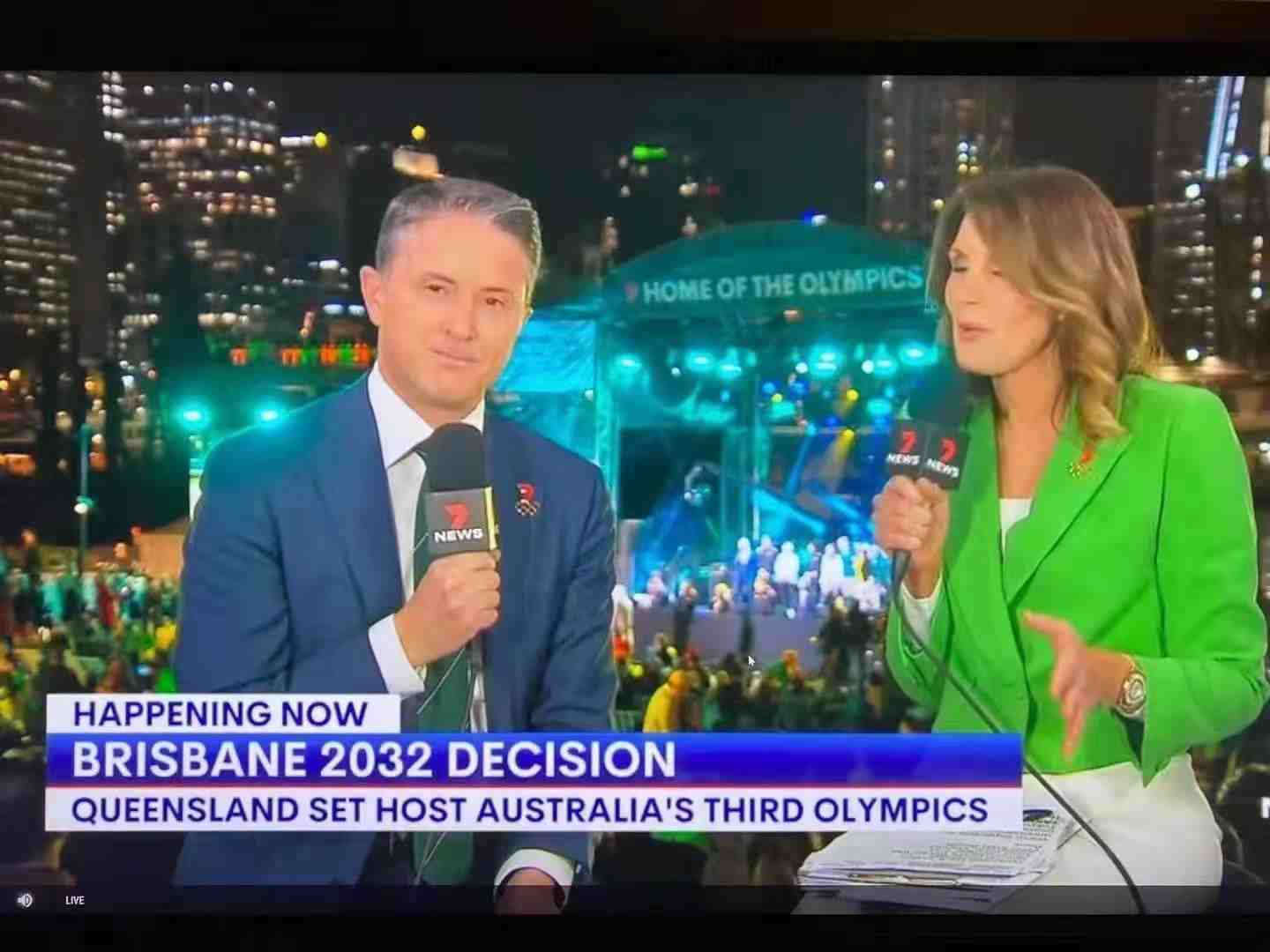 官宣！布里斯班当选2032年奥运会举办城市！