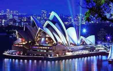 Vivid Sydney灯光秀之悉尼歌剧院